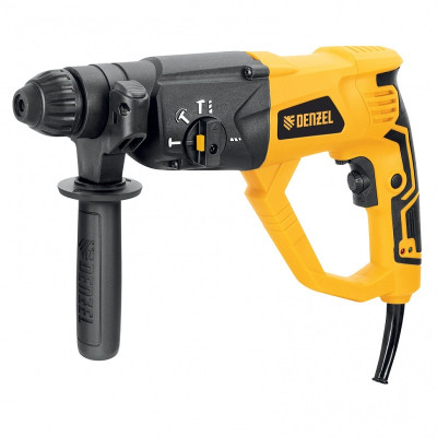 Перфоратор электрический RH-1050-26, SDS-plus, 1050 Вт, 3.2 Дж, 3 плюс 1 режим 26608 DENZEL