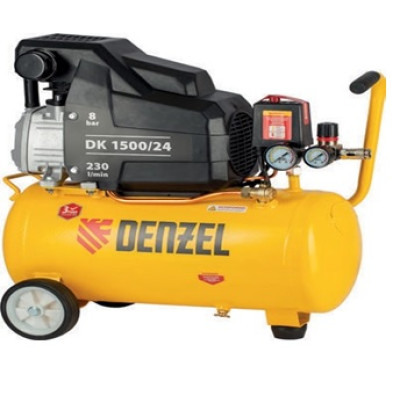 Компрессор масляный DK1500/50, поршневой, 58064 DENZEL