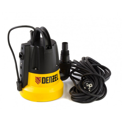 Дренажный насос DP500E, 500 Вт, подъем 7 м, 7000 л/ч 97218 DENZEL