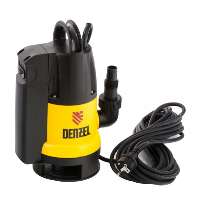 Дренажный насос DP800A, 800 Вт, подъем 5 м, 13000 л/ч 97219 DENZEL Дренажный насос DP800A, 800 Вт, подъем 5 м, 13000 л/ч 97219 DENZEL