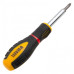 Отвертка комбинированная, SL3/16"-PH1, SL1/4"-PH2, 3-х компонентная рукоятка 7713381 DENZEL