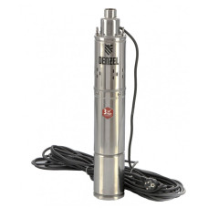 Скважинный насос DWS-4-100, винтовой, диаметр 4", 800 Вт, 1700 л/ч, напор 100 м 97252 DENZEL
